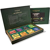 VAHDAM- Set de Regalo con Surtido de Bolsitas de Té - 8 Tés Diferentes- 40 Bolsitas de Té | Té Negro- Té Verde- Té…